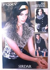 New Original Sirdar Foxy Accessories Cuffs, Collar, Polo Knitting Pattern 8545