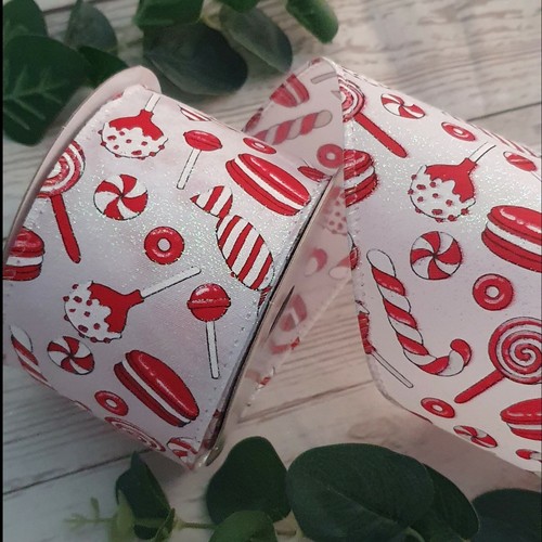 Wired red white candy - &, cane