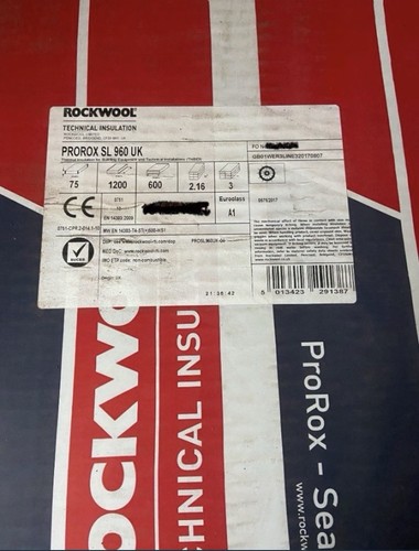 Packs rockwool insulation - of,