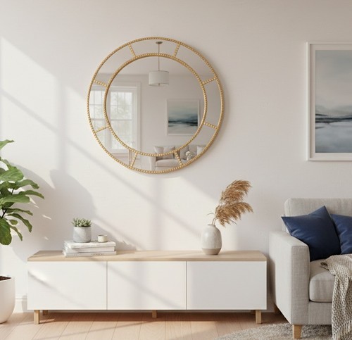 Large round window wall - window,