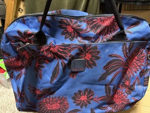Tripp blue floral - soft, holdall