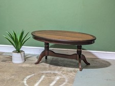 G Plan Coffee Table Twin Pedestal Mahogany Mid-century Modern Gplan G-plan