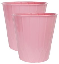 2 x 22 Litre Pink Plant Pots