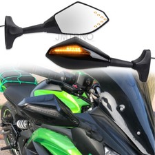 For Kawasaki Ninja 650R 500R 250R 636 Motorcycle LED Turn Signals Lights Mirrors