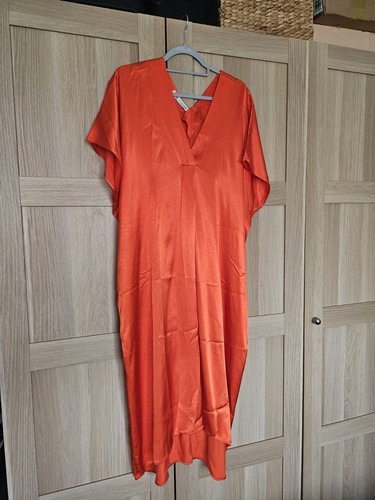 Zara satin viscose - zara, v-neck