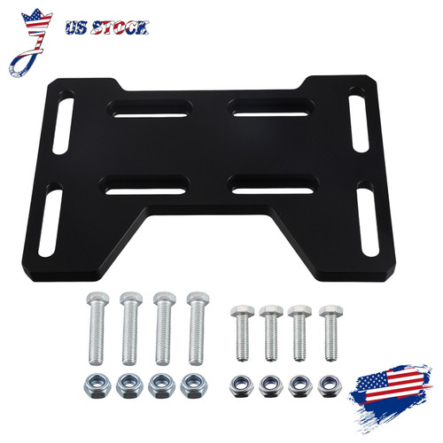 Black mounting plate adapter - mounting,