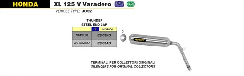 Silencer off road thunder - silencer, off-road