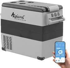 Alpicool CF55 55L Car Refrigerator Portable Car Fridge Freezer 12/24v