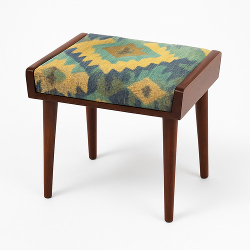 Handmade kilim ottoman - handmade,
