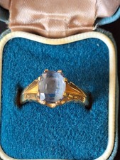 18ct Gold Blue Sapphire Ring