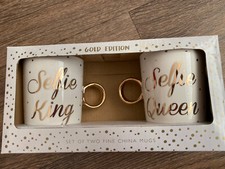Mugs king+ queen X 2 selfie