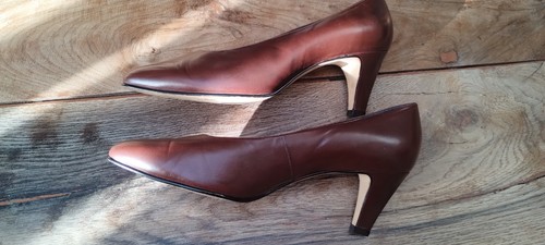Vintage clarks brown leather - brown,