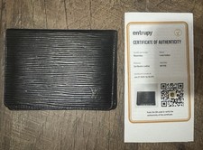 Used Louis Vuitton Black Epi