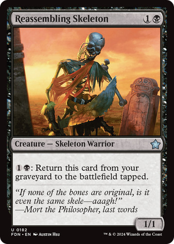 Mtg reassembling skeleton - reassembling,