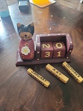 Vintage Wooden Hand Painted