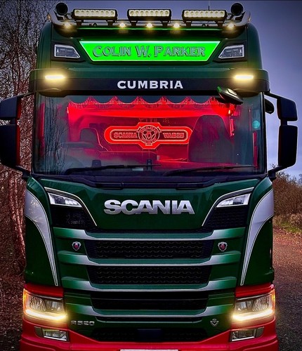 Scania custom led board 120x - scania,