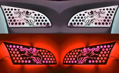 Red 24v led stainless steel - led,