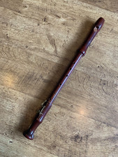 Tenor Recorder. Pear wood with German fingering and 1 key.