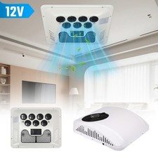12V Caravan Air Conditioner Kit Heat & Cool Rooftop Electric AC Unit Camper RV