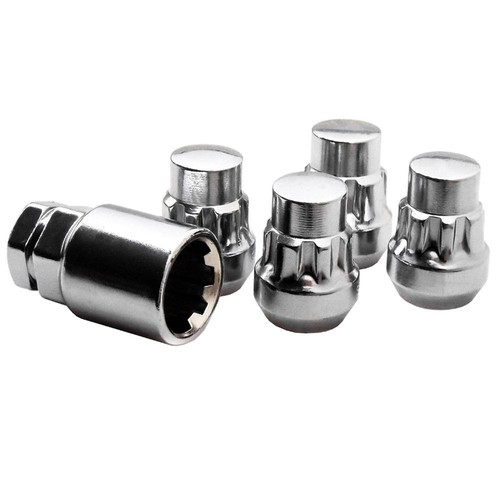 M12x1 50mm chrome anti theft - chrome,