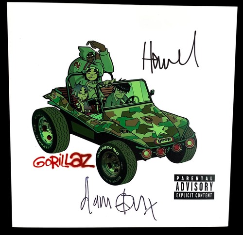 Signed gorillaz damon albarn - damon,