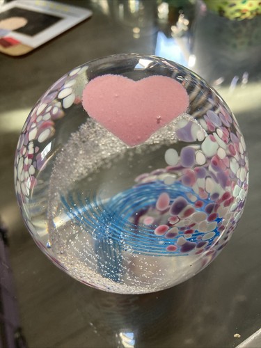 Glass paperweight - glass,
