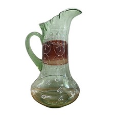 Vintage Green Art Glass