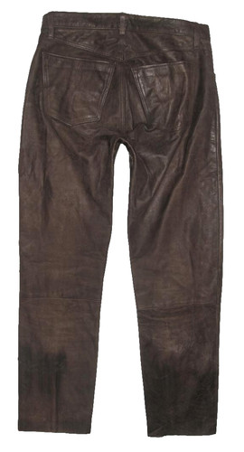 Men leather jeans nubuck - men's,