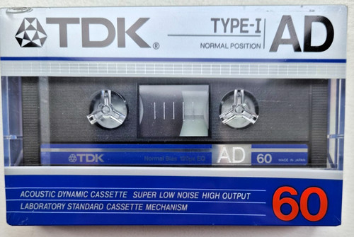 Tdk sealed cassette tape - sealed,