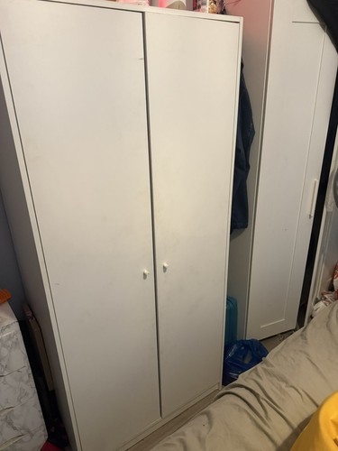 Ikea kleppstad white wardrobe - ikea,