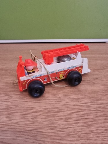 Vintage fisher price - fisher, pull
