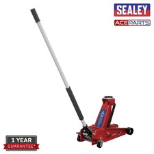 Sealey 3015CXD 3 Tonne Ton Trolley Jack Super Rocket Lift Car Van Red