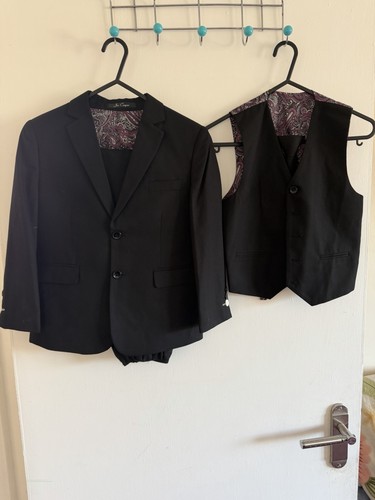 Children piece black suit - black,