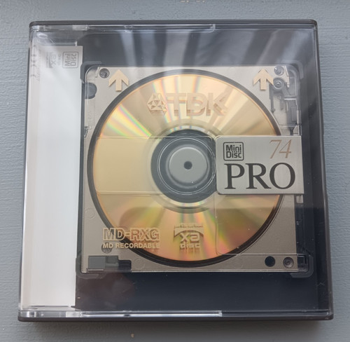 Tdk rxg pro - minidisc, 74