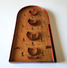 Vintage Bagatelle Green Duck Table Golf Board Game, Made In Chicago 20in x 10in