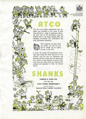 Original 1957 advert for atco - original,