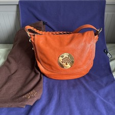 Mulberry Daria Satchel In Burnt Orange Leather