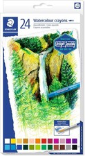 STAEDTLER 223 C24 Design Journey Watercolour Crayons - Assorted Colours (Pack o