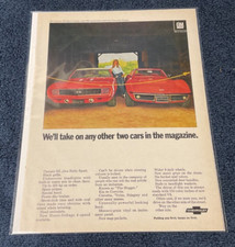 Original COLOR PRINT AD 1969