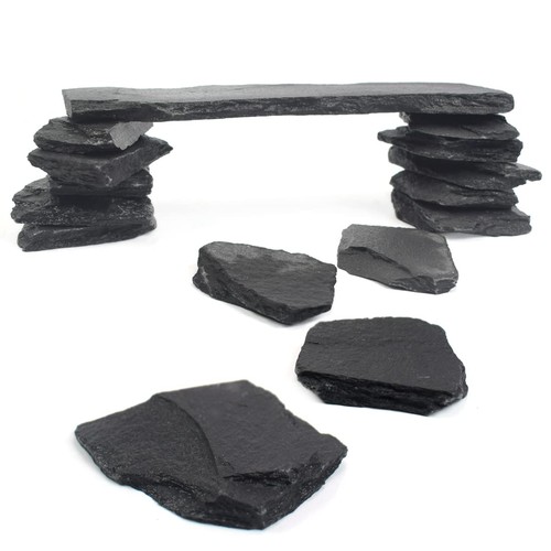 Natural slate stone rocks mix - slate,