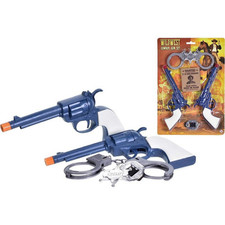 Cowboy Wild West Sheriff Gun Playset Kids Toy Gun Cowboy Fancy Dress Stag Party