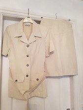 Cream Casali Ladies Suit Size