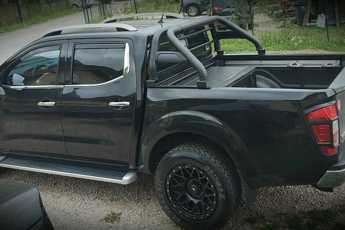 Matt black roll bar - bar, nissan