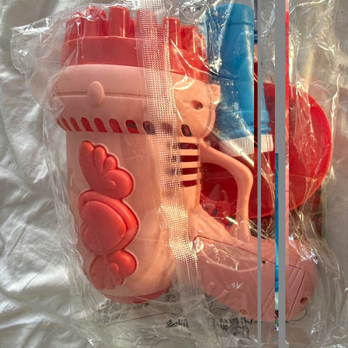 Pink red plastic - pink,