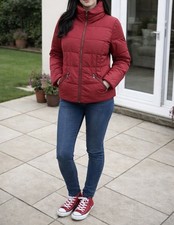 Per Una M&S Dark Rose Puffer