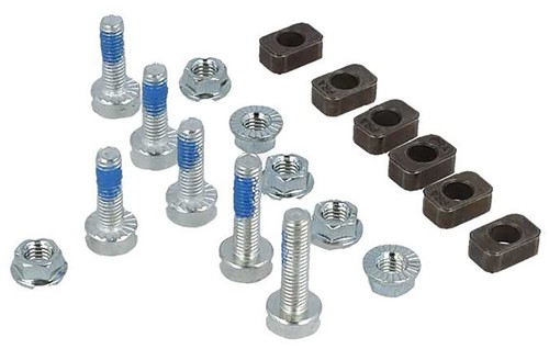 Bar sliders nuts screw - sliders, &
