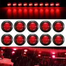 10x 12V 24V LED Red Side