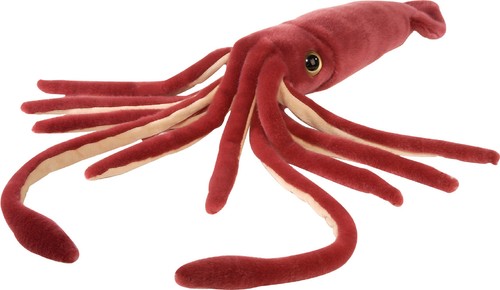 Giant squid soft teddy bear - giant,