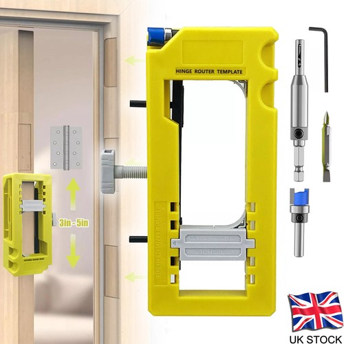 Door hinge routing jig - hinge,