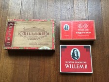 3 empty Willem 11 Dutch Cigar